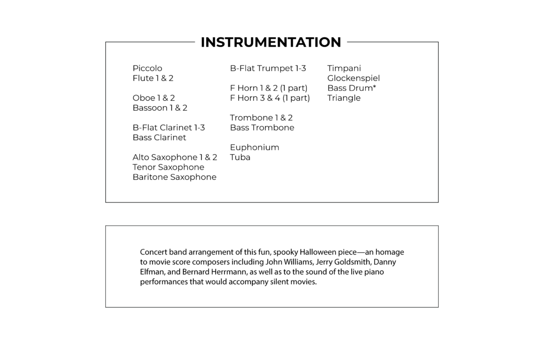 Dance of the Monsters Under the Bed – Concert Band Arrangement