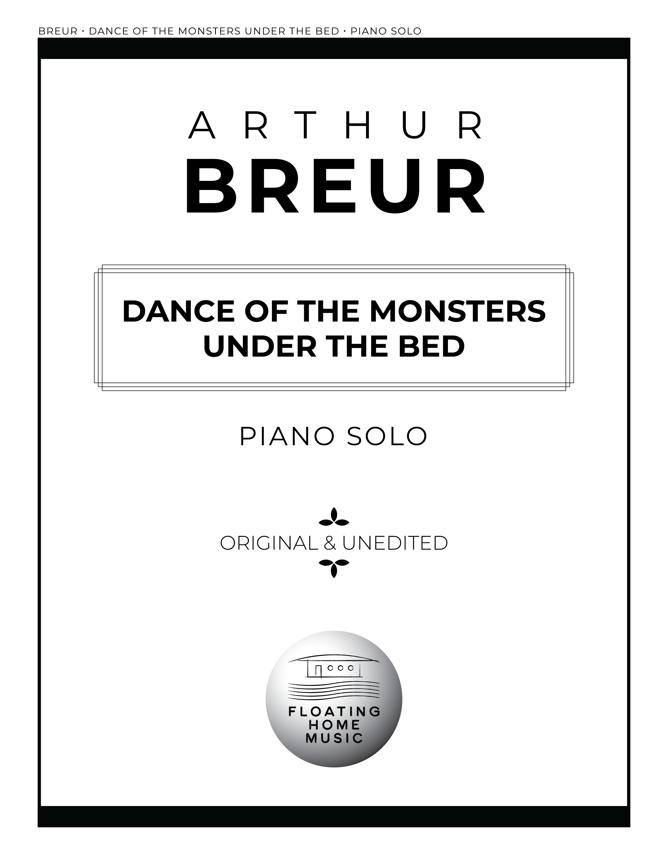 Dance of the Monsters Under the Bed Piano Solo Floating Home Music