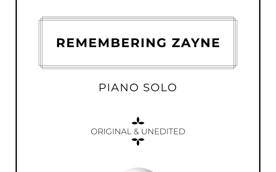 Remembering Zayne - Piano Solo Sheet Music - Arthur Breur