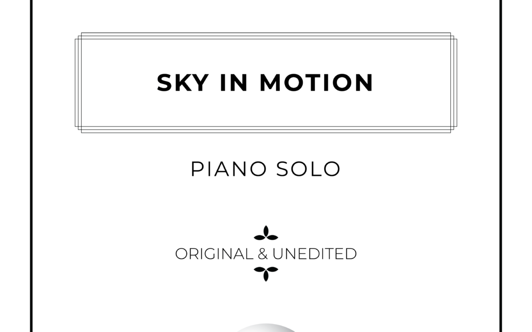 Sky in Motion - Piano solo sheet music - original composition by Arthur Breur